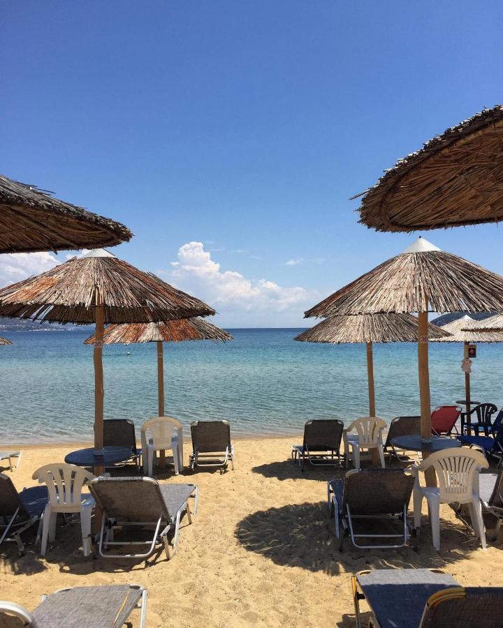 Kavala Beach Hotel apartments Nea Iraklitsa Bagian luar foto